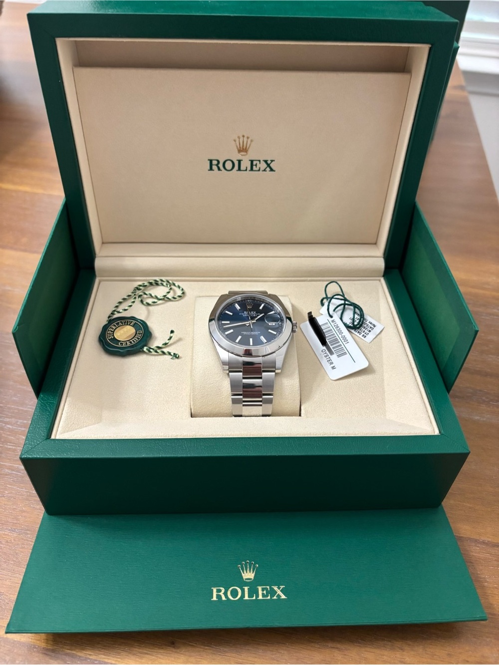2026 Rolex Datejust 41 Like new Blue dial